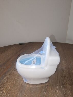 Baby Potty Candle - White with Light Blue Insert